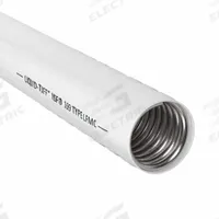 Liquid-Tight Flex Metal Conduit: 1 1/4 in Trade Size, White, 50 ft Nominal Lg, SZ (MPN SZ05-24-00). Key specifications — Conduit Color: White; Brand: AFC; Series: SZ.