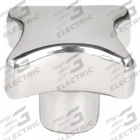 KIPP Hand Knob: 4 Point, Stainless Steel, 3/8"-16 Thread, 50 mm Dia (MPN K0146.5050A42). Key specifications — Brand: KIPP.