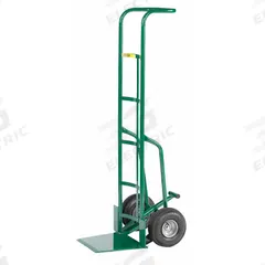 APPROVED VENDOR General Purpose Hand Truck: 800 lb, Flow-Back Handle, Green, Steel, Flat-Free (MPN TF-370-10FF). Key specifications — Brand: APPROVED VENDOR; Color: Green.