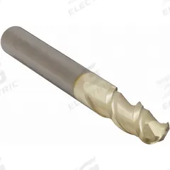APPROVED VENDOR Ball End Mill: Carbide, ZrN Coated, 2 Flute, 7/32" Mill Dia, 3/4" LOC, 2-1/2" OAL (MPN 282-218760D)