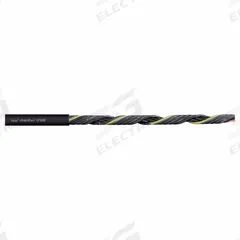 CHAINFLEX Control Cable: 16 AWG, 7 Conductors, Order by the Foot, PVC Jacket, 300 V (MPN CF880-15-07). Key specifications — Conductor Material: Copper; Conductor Configuration: Single; Minimum Bend Radius Factor - Fixed: 7 x OD; Minimum Bend Radius Factor - Flexible: 10 x OD; Includes Ground: Yes; Minimum Bend Radius Factor - E-Chain: 12.5 x OD; Resistance Properties: Flame Retardant; Standards: FT-1.