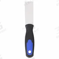 WESTWARD Scraper: Bld. Mat. Carbon Steel, Hdl. Mat. Polypropylene/TPR, Stiff, Tapered Bld. Shape (MPN 13A680). Key specifications — attr1004902: WESTWARD; attr1012057: Half; attr1014703: Rubberized; attr1017570: Standard End; attr1029655: Straight; attr1034073: Straight.