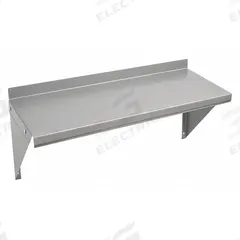 APPROVED VENDOR Wall Shelf: 24 in x 16 in x 18 in, 24 in x 16 in, 100 lb Load Capacity, Steel (MPN 2HFY9). Key specifications — Material: Steel; Standards: NSF; Finish: Zinc-Plated; Brand: APPROVED VENDOR.