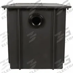 ZURN Grease Interceptor: 150 lb Capacity, 75 gpm Flow Rate, 25 in Overall Wd, 44 1/4 in Overall Lg (MPN GT2702-75). Key specifications — Material: Plastic; Includes: Mounting Hardware; Brand: ZURN.