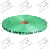 CARGO TUFF AAR Grade 4 Woven Polyester strapping: 3,285 lb Break Strength, 500 ft Overall Lg, 4, PK (MPN LS-TUFFSTRAP3215). Key specifications — Brand: CARGO TUFF; AAR Approved: Yes; Color: Green.