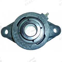 NTN 2 Bolt Flange Bearing: Radial Ball, 30 mm Bore, Cast Iron, Set Screws, 83 mm Lg, 42.1 mm Wd (MPN UCFLU-30). Key specifications — Bore Type: Cylindrical; Brand: NTN; Lubricant Material: NLGI #3 Equivalent; Mounting Bolt Size: M10; System of Measurement: Metric.