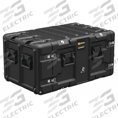 PELICAN Protective Case: 23 1/2 in x 31 3/8 in x 25 3/8 in Inside, Black - Protective Rack-Mount Cases