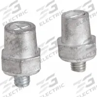 GROTE Connector Conversion: Straight, Top Post, Negative/Positive, Lead, 3 13/16 in Overall Lg (MPN 82-9131). Key specifications — Contact Material: Lead; Alignment: Straight; Connection Type: Top Post; Polarity: Negative/Positive; Brand: GROTE.