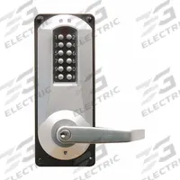 KABA E-PLEX Electronic Keyless Lock: Keypad, ADA Compliant, Chrome (MPN E5086XKWL-626-41). Key specifications — Product Type: Electronic Keyless Lock; Manufacturer Part Number: E5086XKWL-626-41; Access Method: Keypad; Key Override Options: Kaba 90 Keyway.