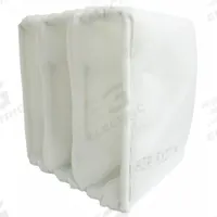 GRAINGER Cube Air Filter: 24 in x 24 in x 10 in, 3 Pockets, Synthetic, Blue/White, MERV 8 (MPN 2DYD8). Key specifications — Performance Rating: MERV 8; Brand: GRAINGER; Media Color: Blue; Frame or Header Material: Galvanized Steel; Media Material: Synthetic; Surface Tackifier: Yes.