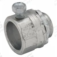 Rigid Set Screw Connector: Steel, 3/4 in Trade Size, 1 1/4 in Overall Lg (MPN 3003). Key specifications — Trade Size: 3/4 in; Overall Length: 1-1/4 in; Material: Steel; Finish: Zinc Plated; For Use With: Rigid Set Screw Couplings; Thread Size: 3/4"; Thread Type: NPS; Thread Gender: Male.