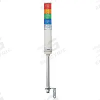 SCHNEIDER Tower Light Assembly: 5 Tier, Blue/Clear/Green/Orange/Red, Sounder Tier Included, XVC4B55S. Key specifications — Manufacturer Part Number: XVC4B55S; Brand: SCHNEIDER; Operating Voltage: 24V; Light Tier Color: Green.