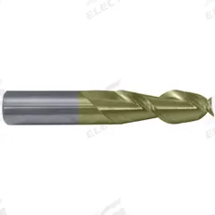 CLEVELAND Square End Mill: Carbide, ZrN Coated, 2 Flute, 5/8" Mill Dia, 1-5/8" LOC, 4" OAL (MPN C84023)