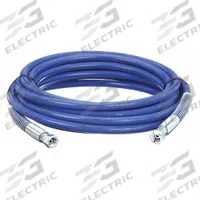 APPROVED VENDOR Airless Paint Spray Hose: 1/4 in Inside Dia, 25 ft Overall Lg, Polyurethane, Nylon (MPN 1AGE9). Key specifications — Brand: APPROVED VENDOR; Tube Material: Nylon; Color: Blue; Compatible Media Type: Primers; Cover Material: Polyurethane.