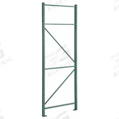 STEEL KING Upright Frame: Teardrop, 16 ft Overall Ht, 48 in x 3 in, Green, Steel (MPN RTFBG048192F01VG). Key specifications — Color: Green; Brand: STEEL KING.