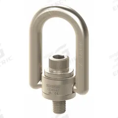 ADB HOIST RINGS Hoist Ring: Pivot/Swivel, Nickel-Plated Steel, M24-3.00, Max. 9,255 lb (MPN EN34102). Key specifications — Brand: ADB HOIST RINGS; Thread Size: M24-3.00; Operation: Lifting.