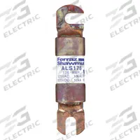 MERSEN Forklift Limiter Fuse: ALS Series, Bolt-On, Gen Purpose, 175 A, 125 V DC, Non-Indicating (MPN ALS175). Key specifications — Brand: MERSEN; Series: ALS.