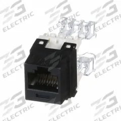 PANDUIT Jack Module: Punch-Down, 1 Ports, Black, 6, RJ45, Copper, NK688MBL. Key specifications — Color: Black; Compatible Wire Material: Copper; Display Sell UOM: EA; Brand: PANDUIT.