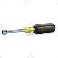 KLEIN TOOLS Hollow Round Shank Nut Driver: Straight, SAE, Without Magnetized Tip, Std, 3 in Shank Lg (MPN 630-7/16). Key specifications — attr1214485: Round; attr1214505: KLEIN TOOLS.