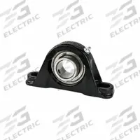 TIMKEN Pillow Block Bearing: 17 mm Bore, Cast Iron, Set Screws, 30.16 mm Shaft Ht, 31 mm Overall Wd (MPN YAS 17). Key specifications — Brand: TIMKEN; Maximum Speed: 10200 RPM Grease; Mounting Bolt Size: M10; System of Measurement: Metric.