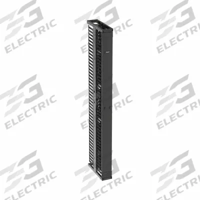PANDUIT Vertical Dual-Sided Manager: Vertical, 45 U, Dual Side Sides, 84 in Overall Ht - Vertical Cable Management Systems