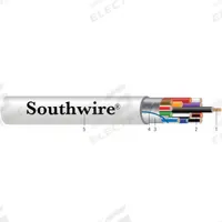 SOUTHWIRE Multi-Conductor Security Cable: 1,000 ft Cable Lg, 19 Strands, 16 AWG, Plenum, Comm Cable (MPN P50023-1A). Key specifications — Application: Audio Systems; Fire Rating: Plenum; Insulation Material: PVC; Jacket Material: PVC; Manufacturer Part Number: P50023-1A; Product Type: Communication Cable; Shielding Material: Aluminum Foil; Brand: SOUTHWIRE.