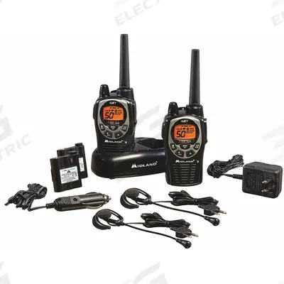 MIDLAND Handheld Two Way Radio: GXT Series, FRS/GMRS, Analog, 5 W, 50 Channels - FRS & GMRS Personal Radios