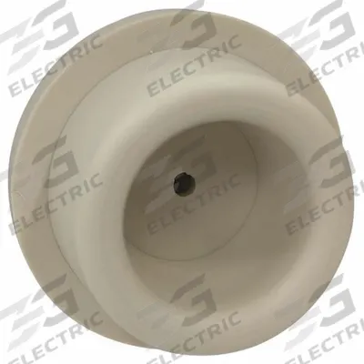 APPROVED VENDOR Concave Door Stop: Wall - Mounted, 1 7/8 in Lg, 5/8 in Wd - Standard Door Stops