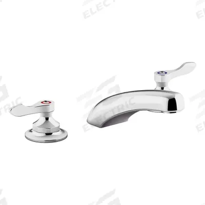 KOHLER Low Arc Bathroom Faucet: Triton Bowe, Brass, Polished Chrome Finish, 1 gpm Flow Rate - Widespread Handle Bathroom Faucets