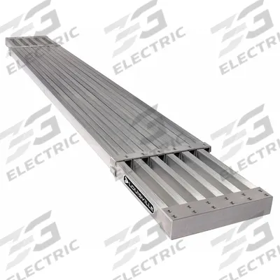 LOUISVILLE Scaffolding Plank: Aluminum, Aluminum, 13 ft Overall Lg - Max - Ladder Planks