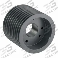 APPROVED VENDOR V-Belt Pulley: 5V850, 10 Groove, 8.5 in OD, Bushed Bore, E, For 5V/5VX Belt Section (MPN 105V850E). Key specifications — Pulley Industry Number: 5V850; Pitch Diameter: 8.5 in (5V); For Belt Section (broad, with similar types): 5V or 5VX.