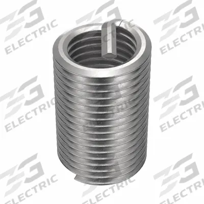 APPROVED VENDOR Helical Insert: Tanged Tang Style, Free-Running, 7/16"-20 Thread Size, Plain - Free-Running Tanged Helical Inserts