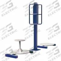 TRIACTIVE USA Two Person Rotator: 62 3/8 in Overall Ht, 60 in Overall Lg, 19 1/4 in Overall Wd (MPN TSOR-B)