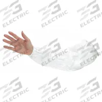 DUPONT Protective Sleeves: ISO 4, 10 Federal 209E Clean Room Class, Non-Sterile, Bound Seam, 100 PK (MPN IC501BWH0001000C). Key specifications — Color: White; Seam Style: Bound; Brand: DUPONT.