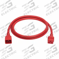 EATON TRIPP LITE Power Cord: 6 ft Lg, 3/12, Non-NEMA Plug, C20 Plug, Non-NEMA Receptacle, SJT, PVC (MPN P036-006-ARD). Key specifications — Brand: EATON TRIPP LITE; Jacket Material: PVC.
