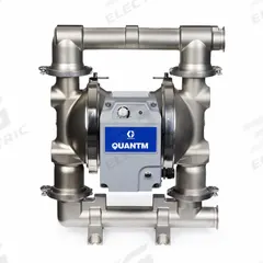 GRACO Electric Diaphragm Pump: CF8M Stainless Steel Body, Three Phase, 380-480V AC, 2 in, 125 Ra (MPN HE120-1000). Key specifications — Nameplate Voltage: 380-480V AC; Brand: GRACO; Surface Roughness: 125 Ra; Check Valve Material: Buna-N; Seat Material: 316 SS.