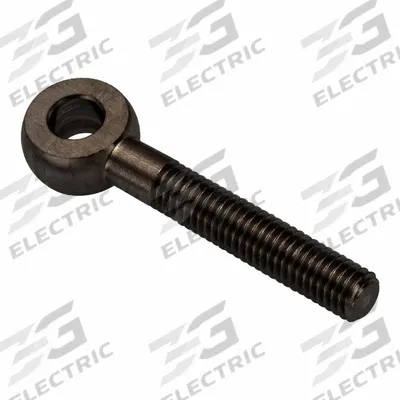 AMPG Fixed Rod End: Steel, Black Oxide, 2 in Hole Center-to-End Lg, Right Hand - Steel Male Threaded Fixed Rod Ends