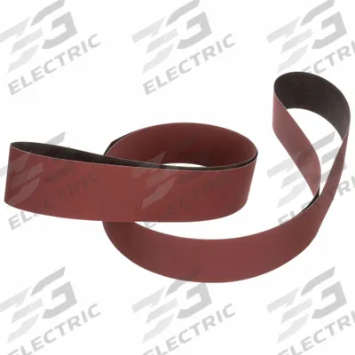 3M Sanding Belt: 4 in W x 168 in L, Ceramic, 80 Grit, YF Wt Polyester Backing - Cool-Cutting Sanding Belts for Stainless Steel & Soft Metals