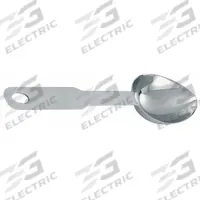 VOLLRATH Oval Measuring Scoop: Dry/Liquid, 0.5 C Capacity, Stainless Steel, Gray, NSF Certified (MPN 47058). Key specifications — Dry/Liquid: Liquid; Material: Stainless Steel; Color: Gray; Brand: VOLLRATH; NSF Certified: Yes; Graduation Subdivisions: 1/2 cup.
