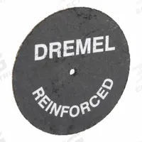 DREMEL Cut-Off Wheel Kit: 1 1/4 in Wheel Dia, 0.05 in Wheel Thick, Reinforced Fiberglass, 5 PK (MPN 426). Key specifications — attr1097403: Reinforced Fiberglass; attr1097412: DREMEL.