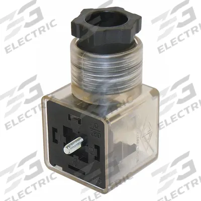 CANFIELD IND. Solenoid Valve Connector: Form A ISO Din, G5107-1090000 - Plumbing
