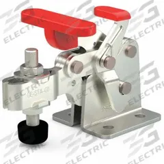 DE-STA-CO Horizontal Toggle Clamp: Locking Horizontal Handle, Flange Base Mounting, 2.68 in Arm Lg (MPN 309-UR). Key specifications — attr668198: DE-STA-CO; attr668630: Neoprene.