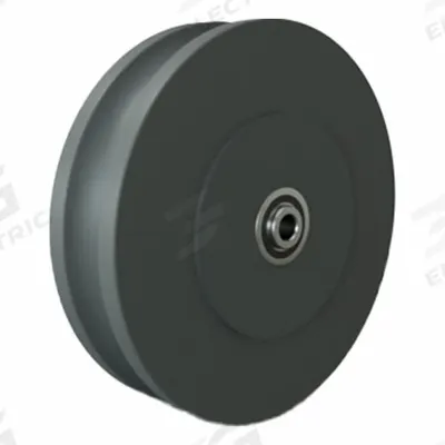 HAMILTON Track Wheel: 8 in Wheel Dia., 2 in Wheel Wd, 2,000 lb Load Capacity - U-Groove Wheels