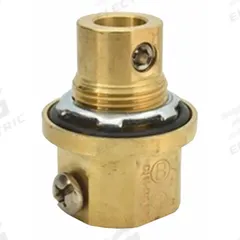BRIDGEPORT FITTINGS Grounding Lug Hubs for RMC/IMC: 3/4 in Trade Size, 2 1/32 in Overall Lg, Brass (MPN MCH-075). Key specifications — Insulated: No; Thread Size: 3/4"-14; Thread Type: NPT; Brand: BRIDGEPORT FITTINGS.