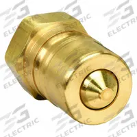 PARKER Hydraulic Quick Connect Hose Coupling: 1 in Coupling Size, Brass, 189 lpm Max. Flow Rate (MPN BH8-61). Key specifications — Thread Size: 1"-11-1/2; Brand: PARKER; Seal Material: Nitrile.