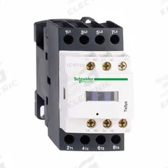 SCHNEIDER IEC Magnetic Contactor: Non-Reversing, 4 Poles, 4NO Contacts, 40 A, 24V DC Coil (MPN LC1D258BL). Key specifications — Brand: SCHNEIDER; Integrated Surge Suppression: No.