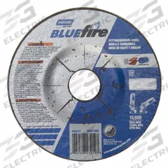 NORTON Cut-Off & Grinding Wheel: Type 27, 4 1/2" x 1/8" x 7/8", Zirconia Alumina, 24 Grit (MPN 66252843212). Key specifications — Series: BlueFire ZA; Brand: NORTON.