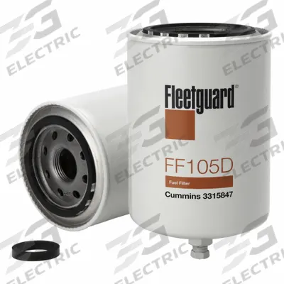 FLEETGUARD Automotive Fuel Filter: 16 5/16 in Overall Lg, 3 11/16 in Outside Dia - Spin-On Fuel Filters
