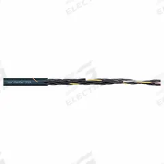CHAINFLEX Control Cable: 17 AWG, 18 Conductors, Order by the Foot, TPR Jacket, 1,000 V (MPN CF9-UL-10-18). Key specifications — Conductor Material: Copper; Minimum Bend Radius Factor - Fixed: 3 x OD; Minimum Bend Radius Factor - Flexible: 4 x OD; Includes Ground: Yes; Minimum Bend Radius Factor - E-Chain: 5 x OD; Resistance Properties: UV/Sunlight Resistant; Standards: VDMA 24568 with Plantocut 8 S-MB by DEA; Product Type: Control Cable.