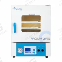 BEING SCIENTIFIC Programmable Vacuum Oven: Conductive, 4.4 cu ft Capacity, 200°C Max Temp, ±0.5 (MPN BV150120C). Key specifications — attr1027177: 240V; attr1027180: BEING SCIENTIFIC; attr1027171: ±0.5; attr1027172: +/-1°C @100°C.